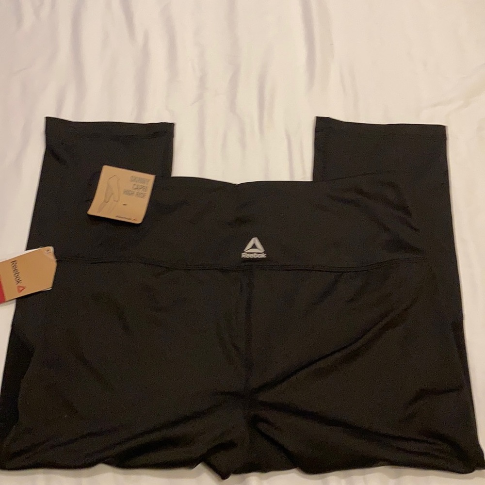 NWT Reebok Skinny Capri High Rise - Picture 2 of 5